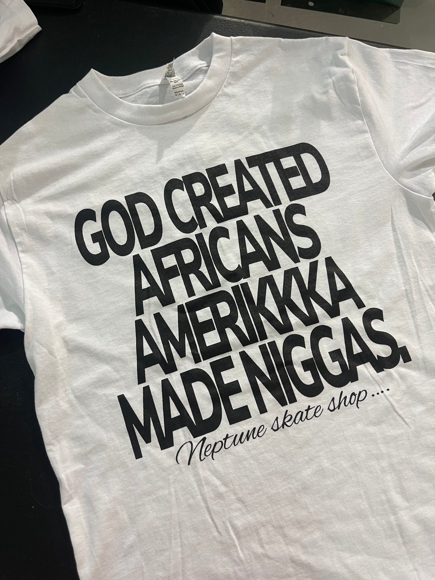 God Made Africans shop tee