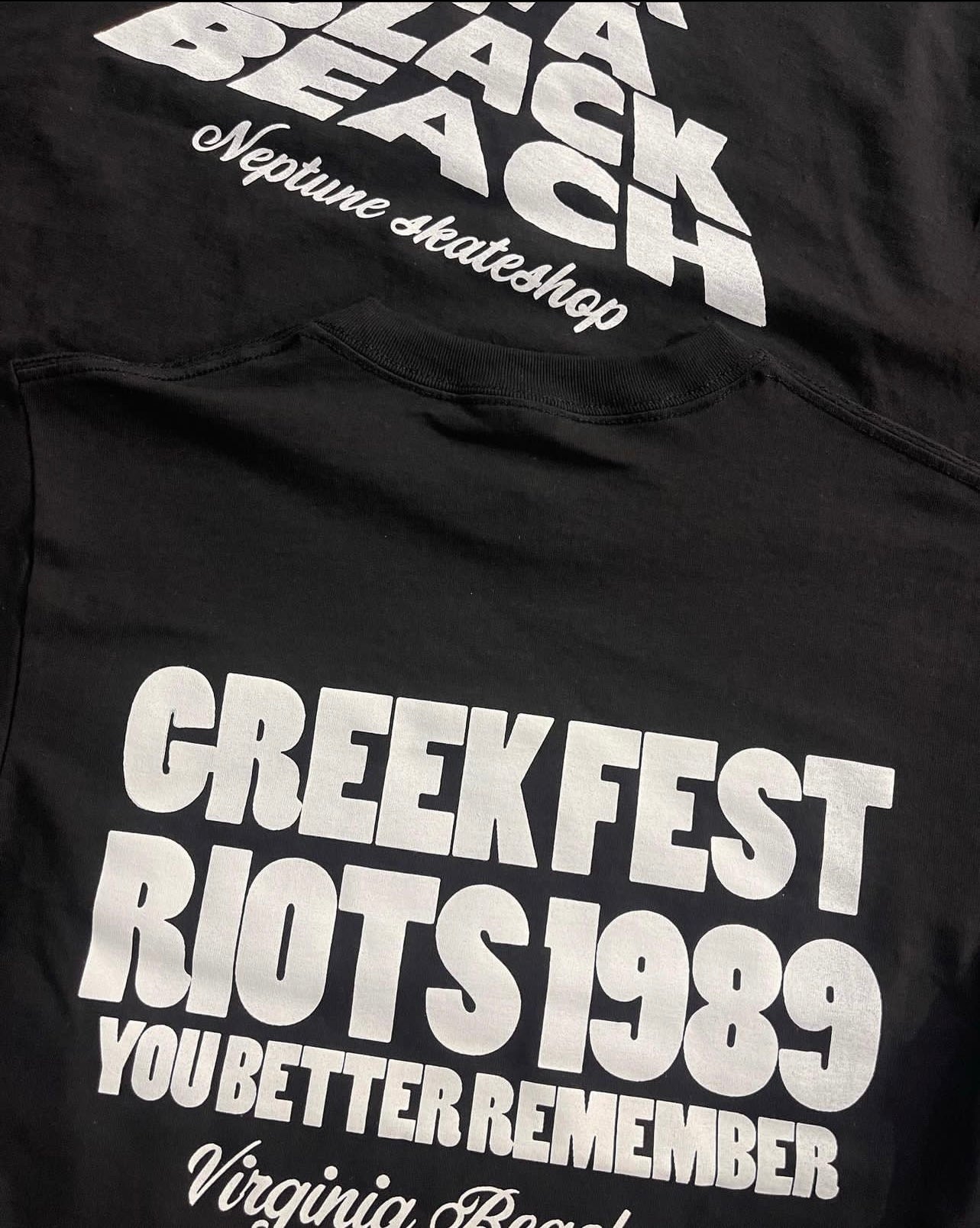 1989 GreekFest Riot Tee